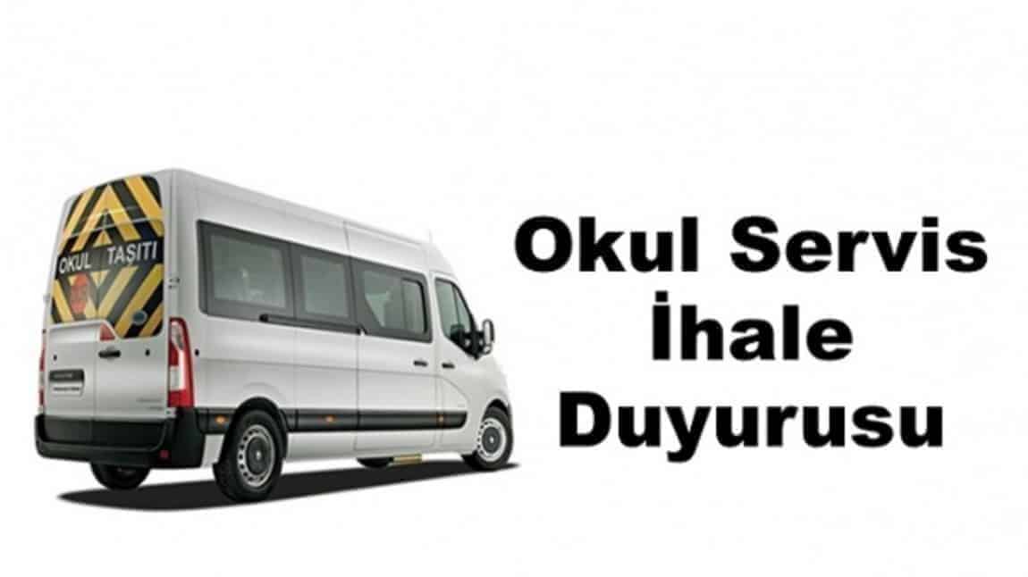 2024-2025 Eğitim Öğretim Yılı Okul Servis Taşımacılığı İlanı